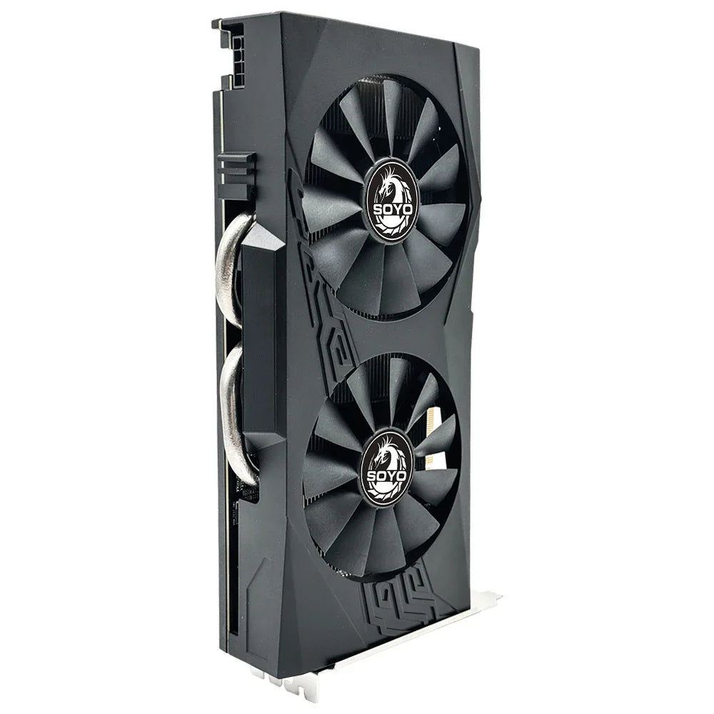 SOYO Radeon RX580 8GB GDDR5 Graphics Card – PCIe 3.0x16 GPU for Desktop Gaming, PC Components