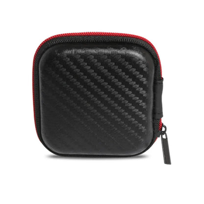 KZ Earphone Case – Portable EVA Zipper Headset Storage Box with Logo, Square Compression Organizer for Headphones