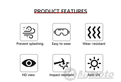 Universal Motorcycle Helmet Sun Visor – Anti-UV Windproof Bubble Lens for Open Face 3/4 Helmets