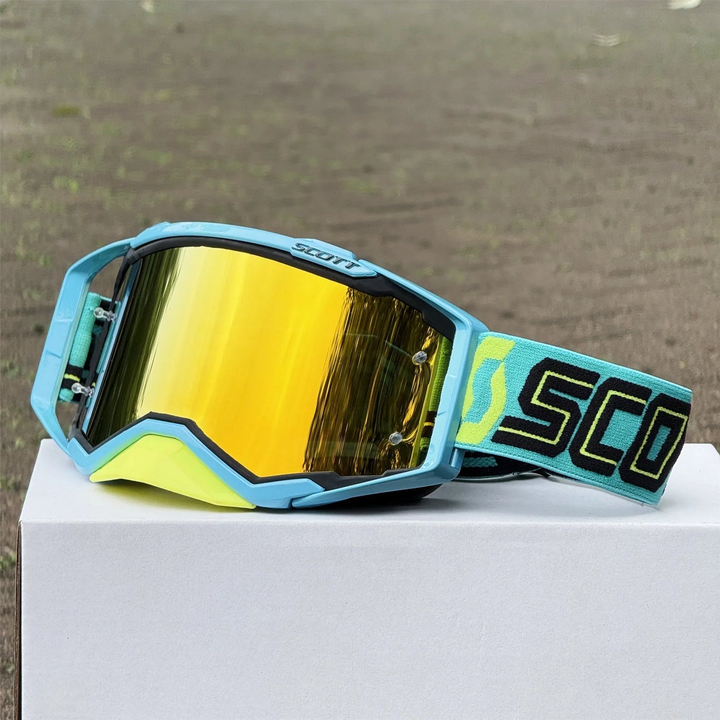 Motorcycle Riding Goggles UV400 – Dirt Bike & Cycling Glasses for Men, MTB & MX Off-Road Protection Eyewear Accessories