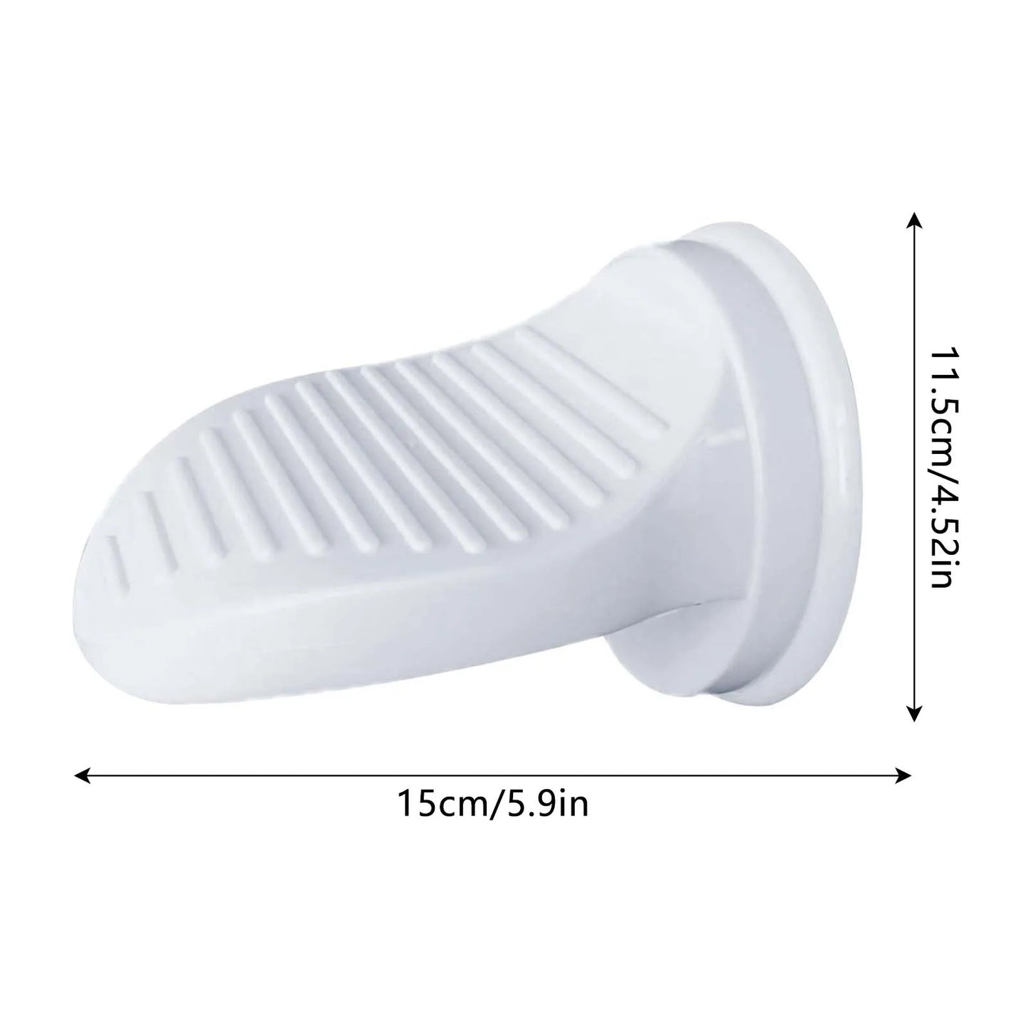Bathroom Shower Foot Rest – Suction Cup with Thickened Material for Easy Installation, Polishing & Shoe Care