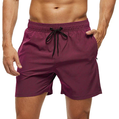 Men’s Summer Swim Shorts – Escatch Breathable Sport Board Shorts with Elastic Waist, Mesh Liner & Pockets Swimwear Beach Bermudas