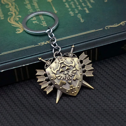 Zelda Tears of the Kingdom Keychain – Breath of the Wild Pendant Key Ring for Men