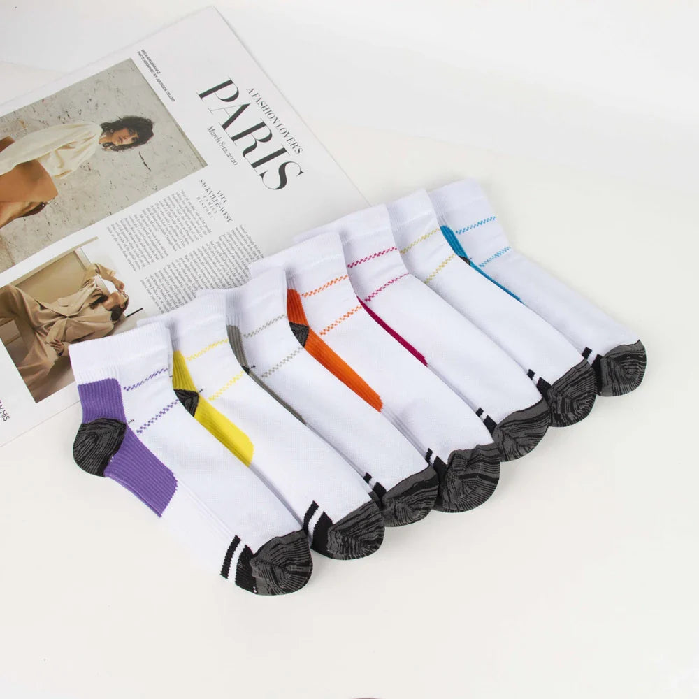 7/5 Pairs Compression Socks – Plantar Fasciitis Relief, Ankle Support & Heel Spurs Pain Protector for Men & Women