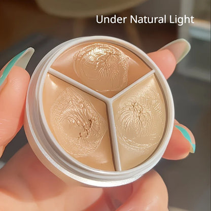 Waterproof Concealer Cream Palette – Long-Lasting Full Coverage for Acne, Dark Circles & Spots, Moisturizing Face Makeup