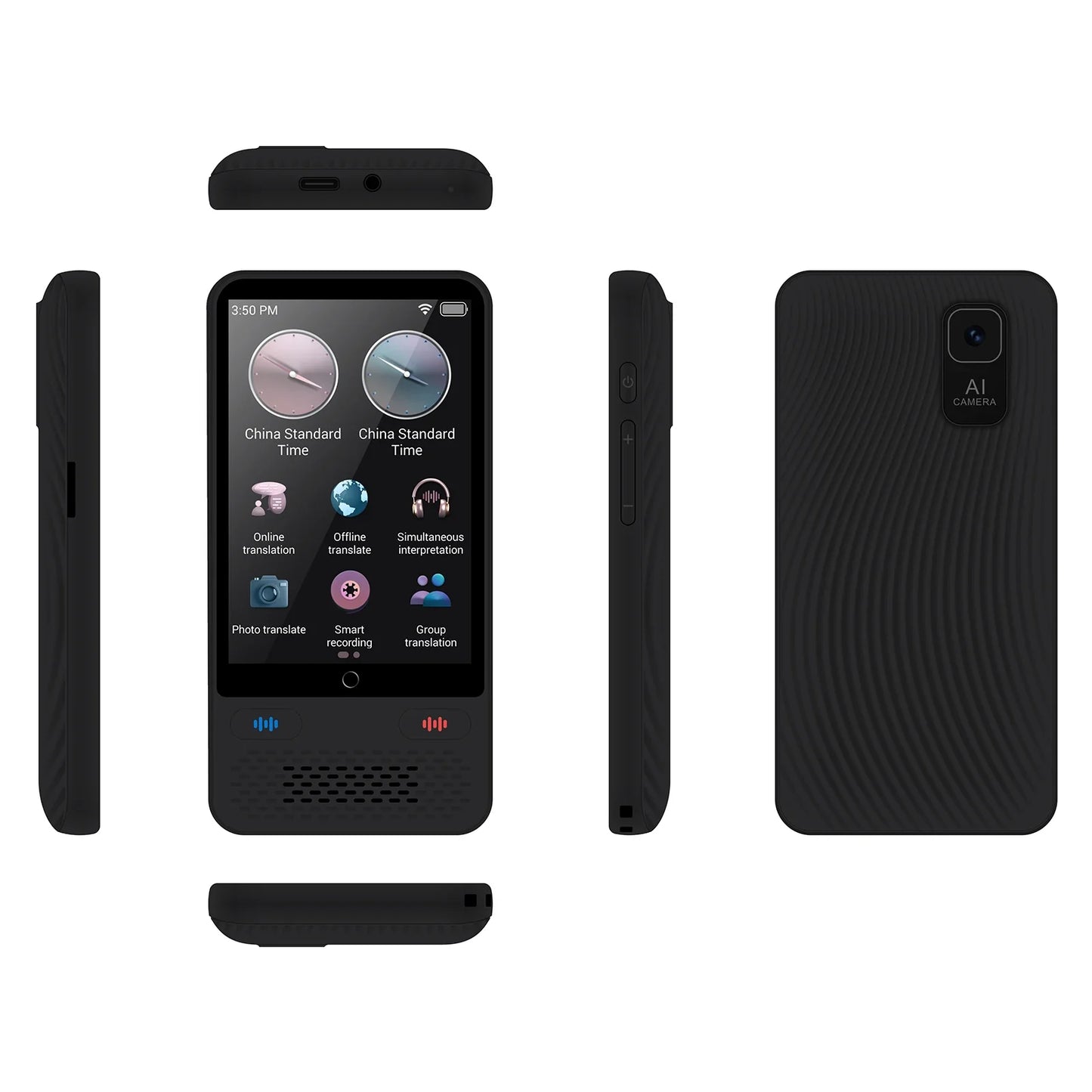 Portable S85 Language Translator Device - 138 Languages, Voice & Offline Translation, Video Recording Support