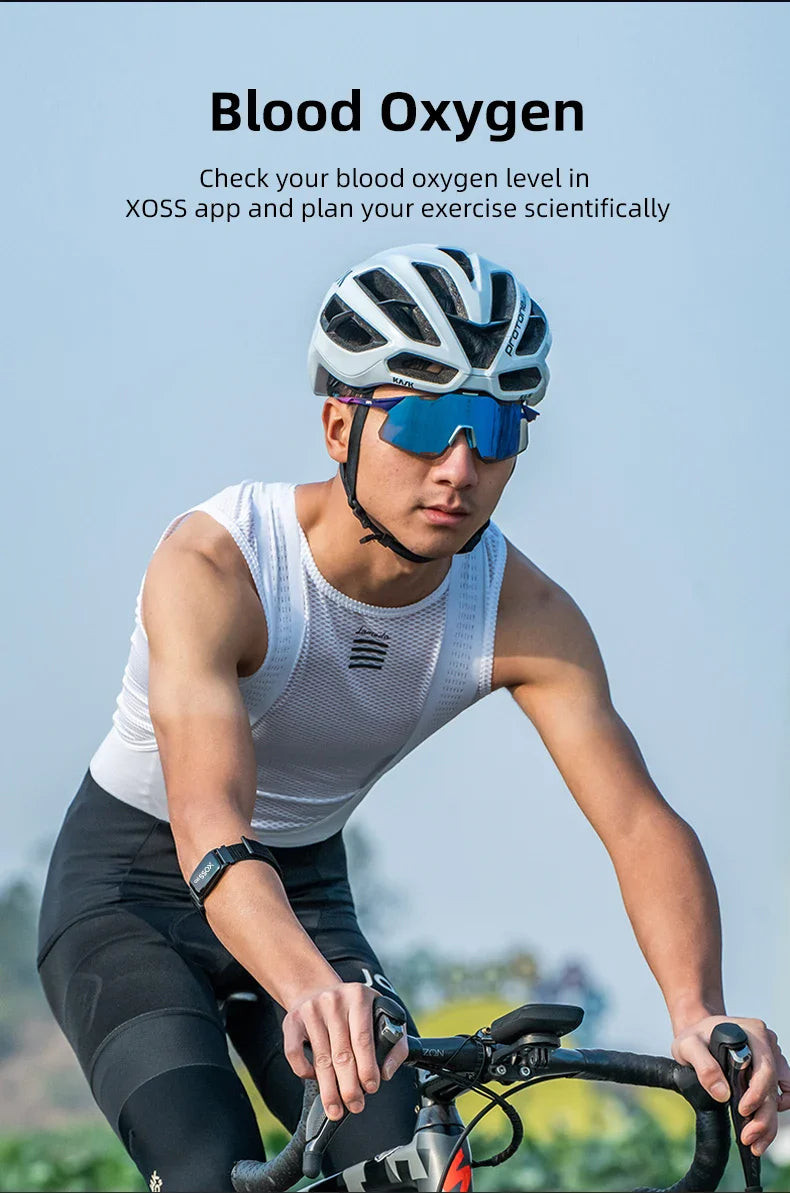 XOSS IPX8 Beat Band Pro – Heart Rate Monitor Armband for Swimming, Running & Fitness Tracking