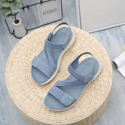 Women’s Summer Wedge Sandals 2025 – Elegant Open-Toe Outdoor Sports Beach Shoes, Comfortable Height-Boost Footwear