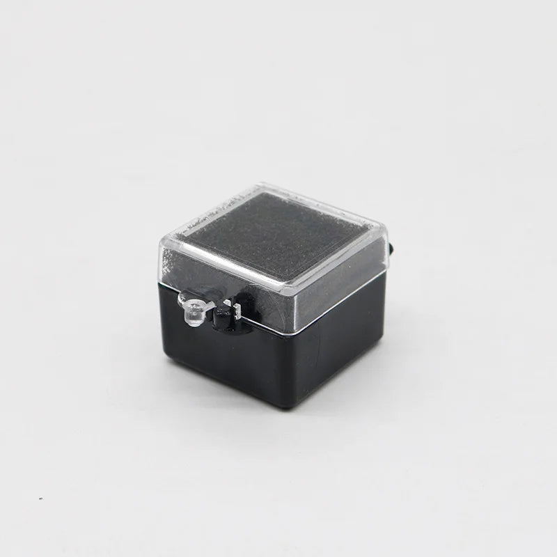 100PCS Dental Implant Storage Box – 1inch & 2inch Plastic Denture Box with Sponge, Blue, Black, White, for Dentistry & Laboratory