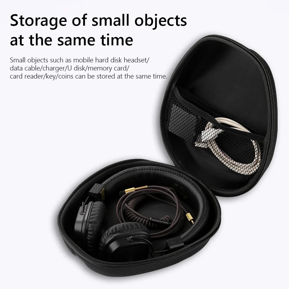 NEW Hard EVA Headphone Carrying Case with Hook – Compatible with SONY WH-1000XM4 & Audio-Technica ATH-M50X