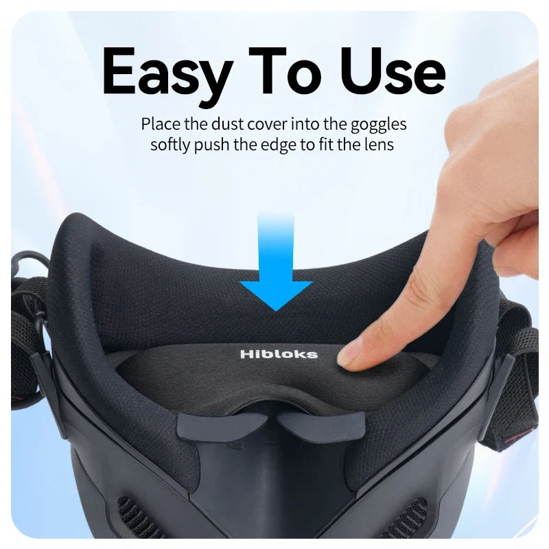 Hibloks DJI Goggles N3 Eye Mask Cover - Dustproof Sponge Face Pad Lens Protector for DJI Neo & Avata 2 Anti-Scratch Accessories