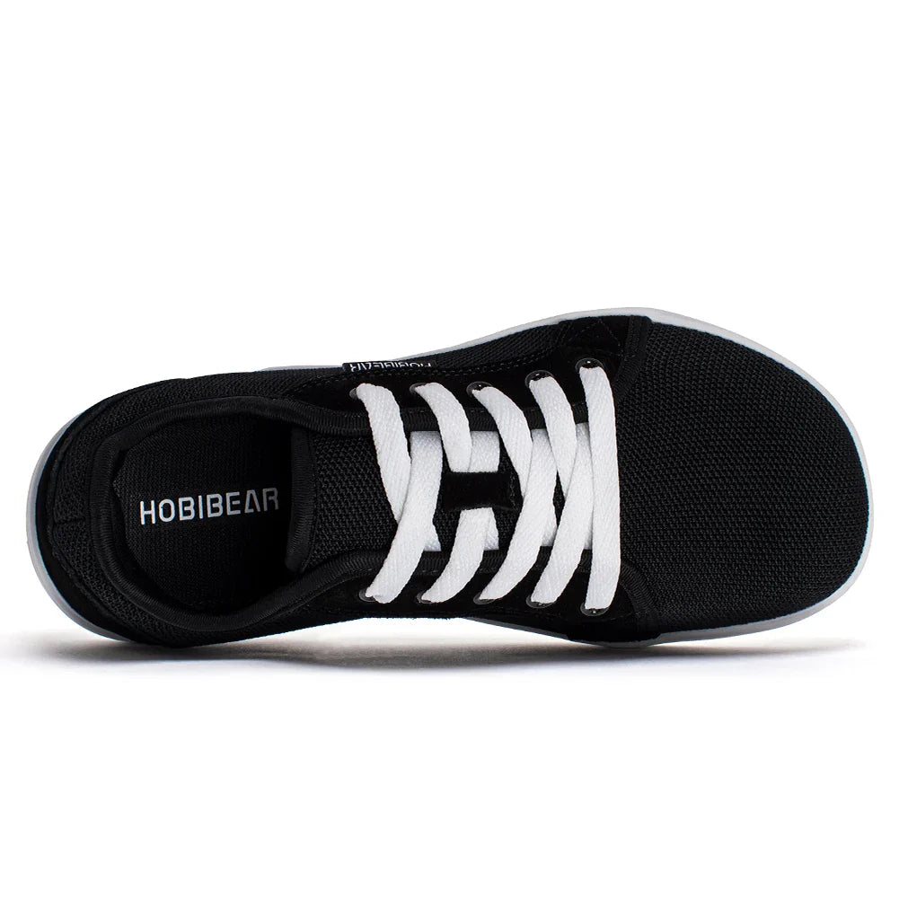 HOBIBEAR Unisex Wide Barefoot Shoes – Minimalist Zero Drop Sneakers for Outdoor Running & Casual Wear