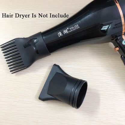 Universal Curling & Diffuser Nozzle – Professional Hair Dryer Air Nozzle Attachment for Styling