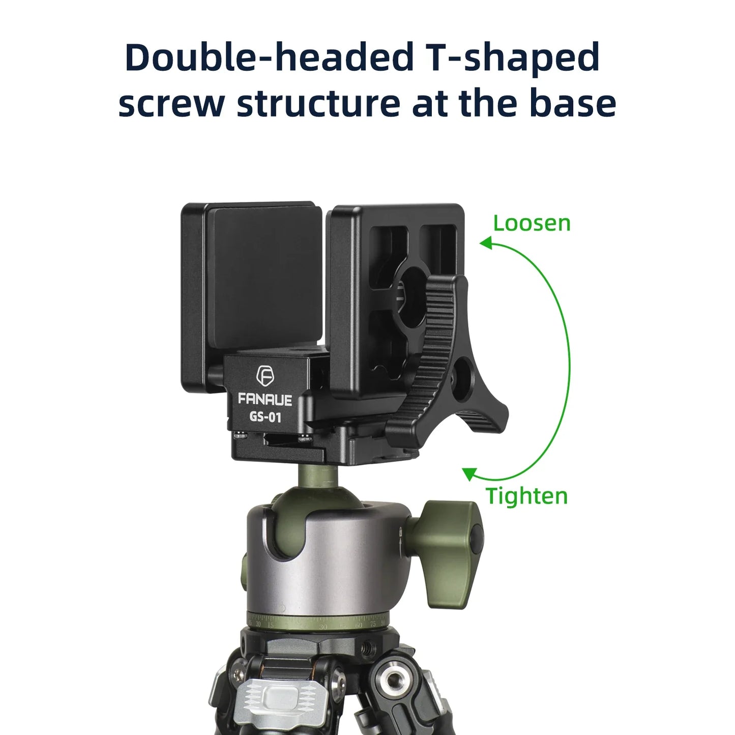FANAUE GS-01 Saddle Mount Rifle Clamp Adapter – Hunting Tripod with Arca Swiss QR Plate