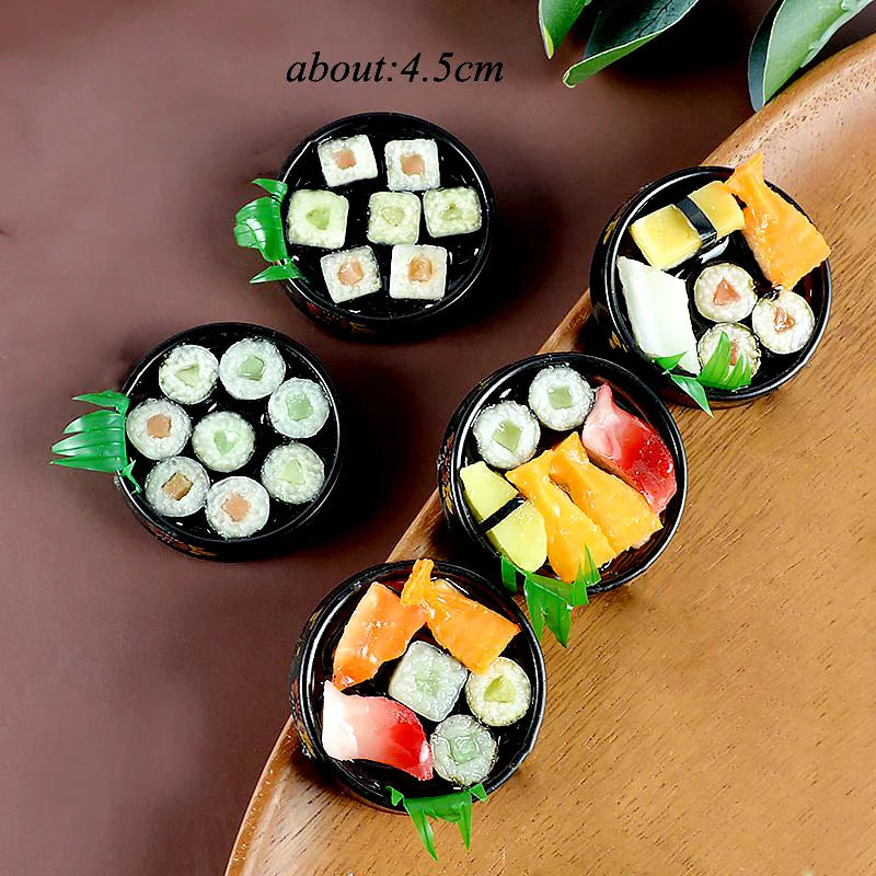 2PCS 1:6 Scale Miniature Japanese Seafood Noodles – Dollhouse Pretend Food for Blythe, Barbie, BJD & 1/6 Dolls Accessories