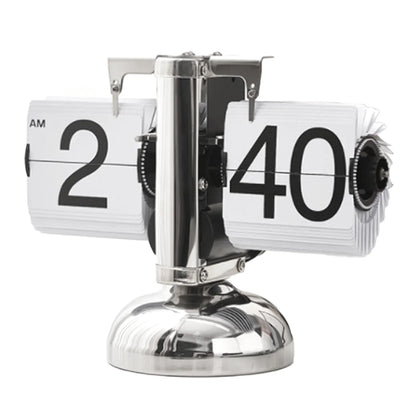 Digital Down Clock – Retro Minimalist Single Foot Mechanical Auto Desk Clock for Home & Living Room
