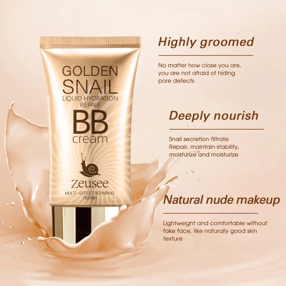 Oil-Control Matte BB Cream — Waterproof Full Coverage Liquid Foundation & Concealer for Acne, Spots, and Dark Circles