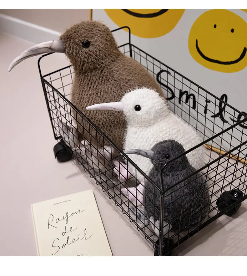 Soft Kiwi Bird Plush Toy — 20-35cm Cute Stuffed Animal Doll for Kids, Birthday Gift Toy