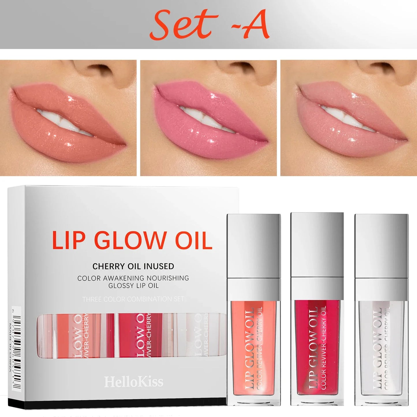 Crystal Jelly Lip Oil – Moisturizing & Plumping Tinted Lip Gloss for Sexy, Glossy Lips