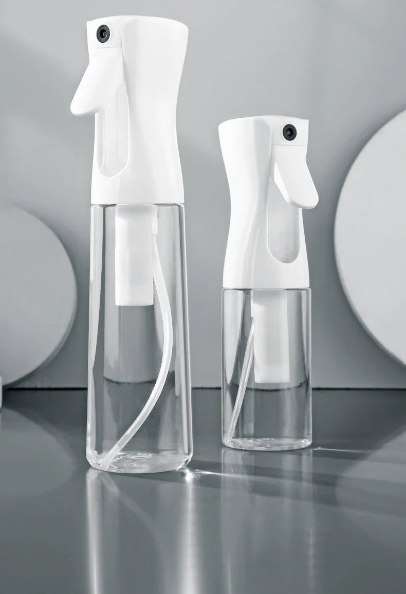 Refillable Hair Spray Bottle – 200/300/500ml Continuous Mist Water Sprayer for Salon & Home Hair Care