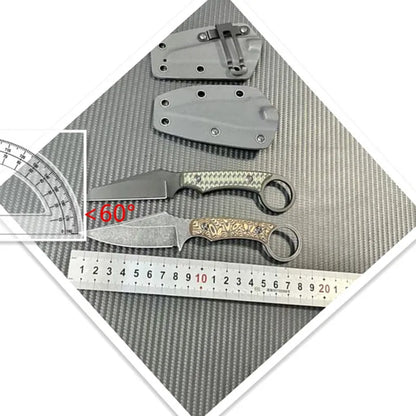 Compact Outdoor Survival Knife - High Hardness Full Steel Camping & Adventure Knife