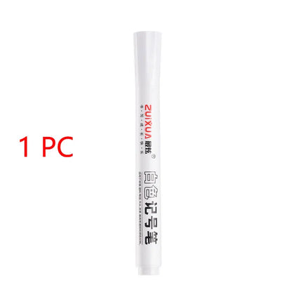 Waterproof White Paint Marker Pens 2.0mm 1/3/5PCS – Oil-Based Fine Tip for DIY Crafts, Sketching & Art