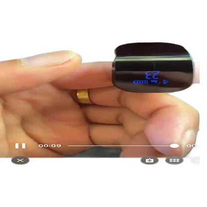 Touch Type Digital Finger Counter - Luminous Ring-Style Electronic Counting Device with Display and Rechargeable Design