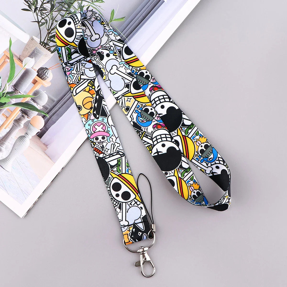 Japan Anime Zoro Neck Strap Lanyard – Keychain, ID Card, USB Badge Holder, Cute Gym Rope Gift