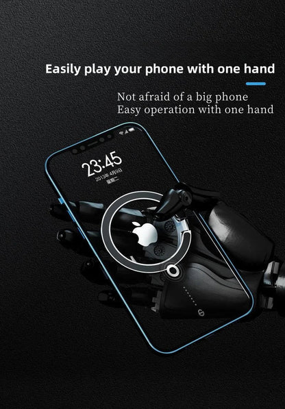 KAPUDA Magnetic Ring Mobile Phone Stand - 360° Rotation, Foldable & Compact Desktop Phone Stand, Easy to Carry