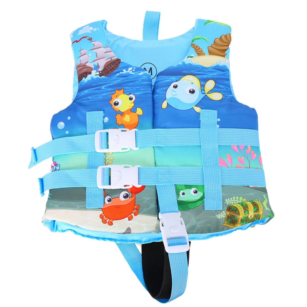 2024 Kids Life Vest – Floating Jacket for Boys & Girls, Sunscreen Swimming Pool & Boating Accessory