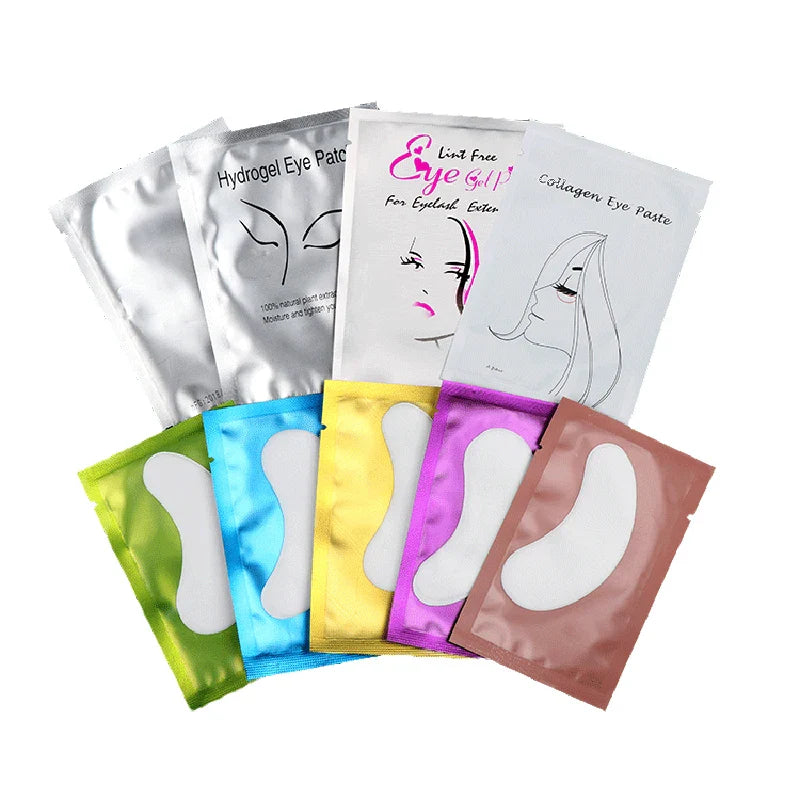 50PCS Hydrogel Eyelash Patches – Moisturizing Eye Pads for Grafting & Isolation