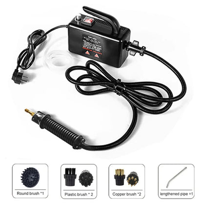 High-Temperature Steam Cleaner for Home Appliances – Sterilization, Kitchen Hood & Car Cleaner, US/EU Plug