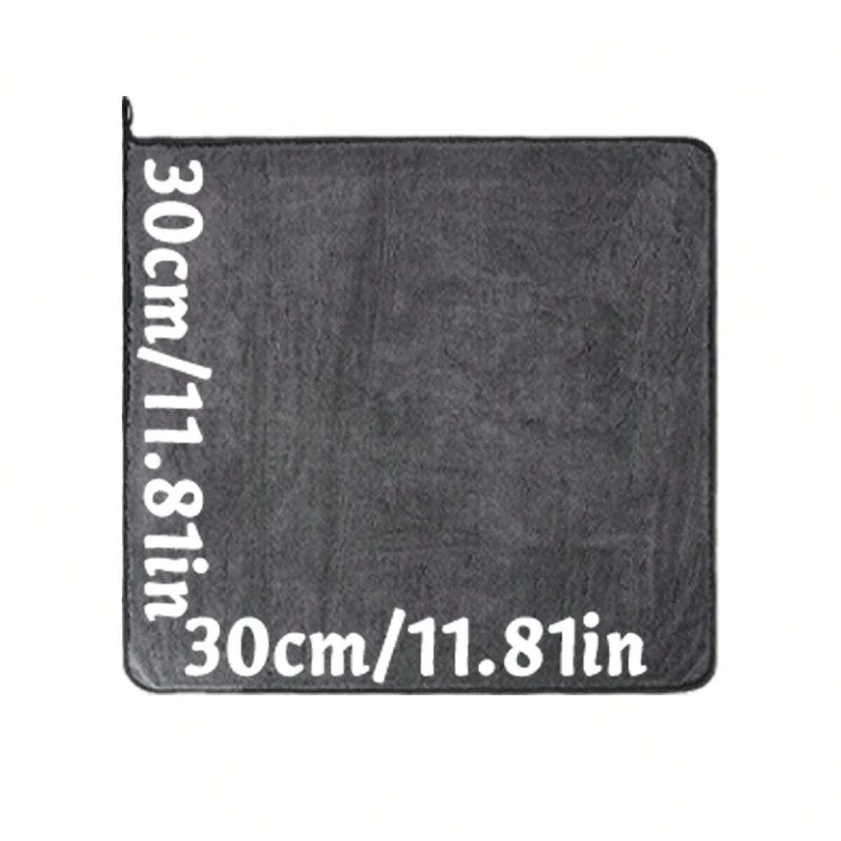 Dark Gray Car Microfiber Towel - Oversized Highly Absorbent Car Wash & Cleaning Cloth