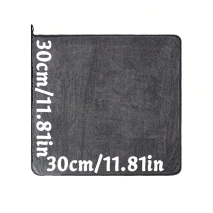 Dark Gray Car Microfiber Towel - Oversized Highly Absorbent Car Wash & Cleaning Cloth