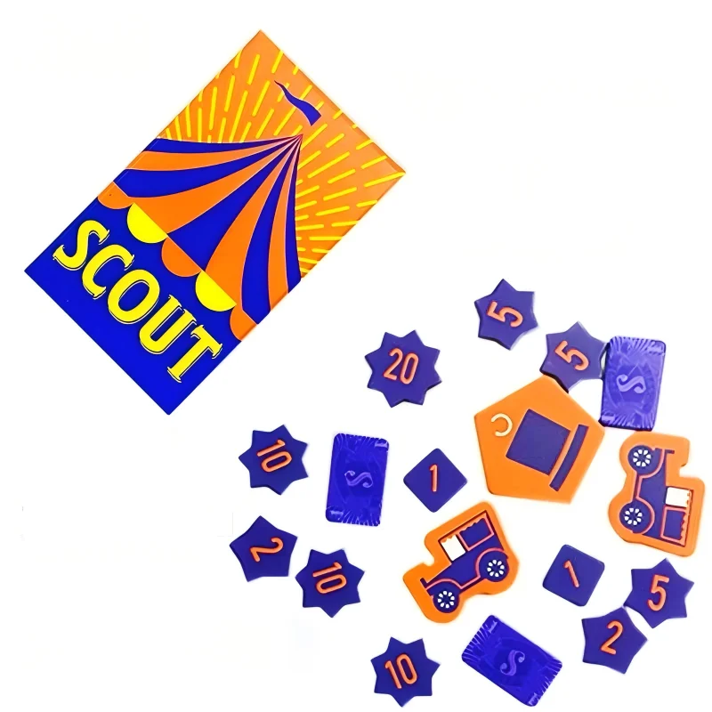 Scout Circus Card Game – Fun 2–5 Player Party Poker Style Board Game Deck