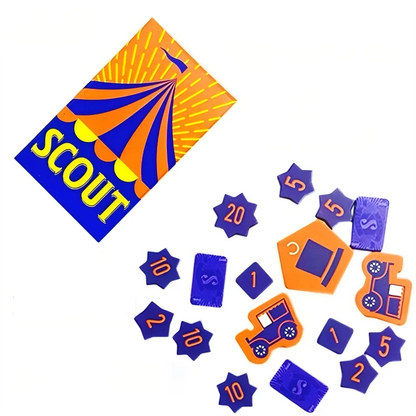 Scout Circus Card Game – Fun 2–5 Player Party Poker Style Board Game Deck