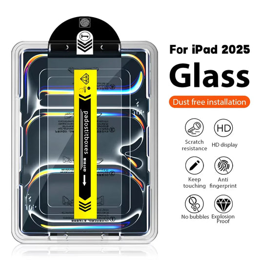 Tempered Glass Screen Protector for iPad – Compatible with 10th Gen, iPad Air, iPad Mini, iPad Pro 11/12.9, 2025 Models