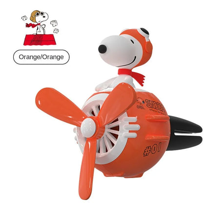 Cute Snoopy Car Air Freshener – Anime Aromatherapy Perfume Clip for Car Vent Decoration