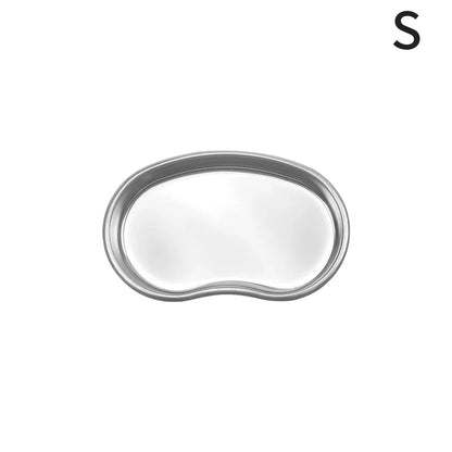 Stainless Steel Kidney Tray — Sterilized Jar Pot Container with Tweezers for Medical, Dental, Surgical, Cosmetic & Tattoo Use