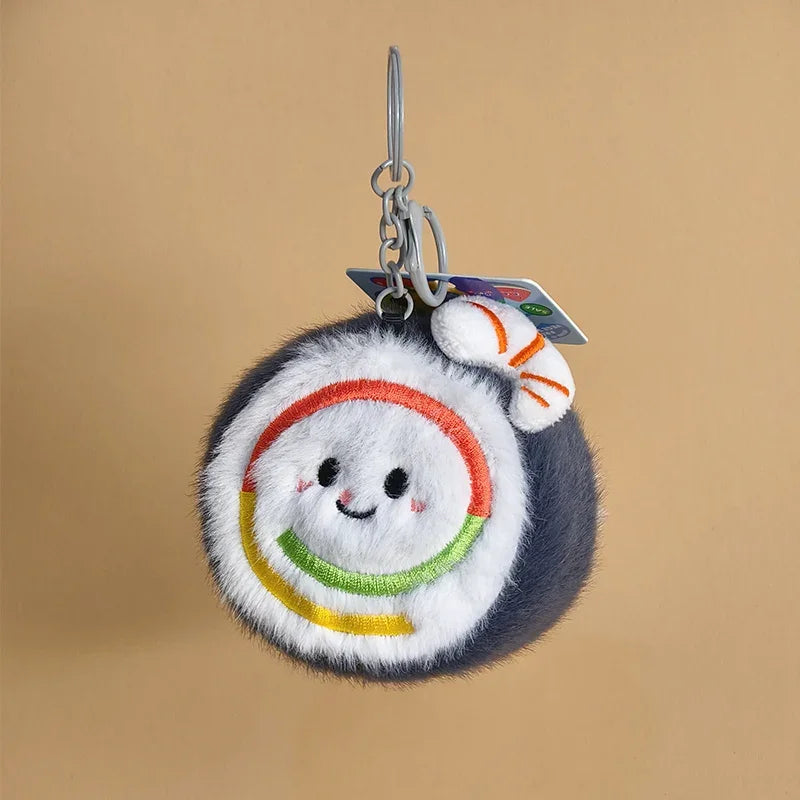 16 Styles Kawaii Mini Snack Plush Keychain – Cute Food Pendant Bag Charm Birthday Gift for Kids