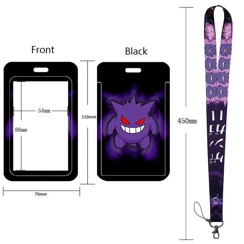 Pikachu Neck Strap Lanyard for Keys – ID Badge Holder, Keychain, Key Rings, Fashion Accessory Gift