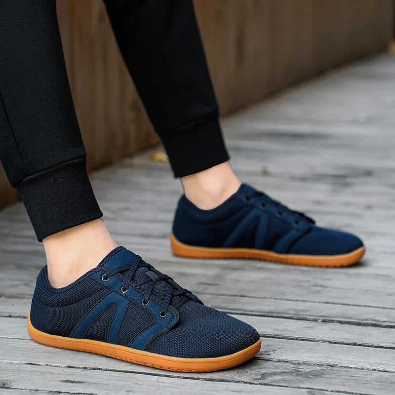 Men's Wide Fit Barefoot Sneakers – Minimalist Zero Drop Cross Trainers with Wide Toe Box for Relaxed, Natural Movement