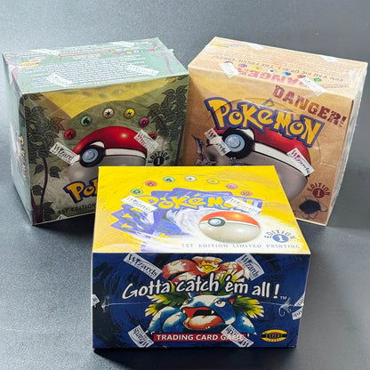 Pokémon Booster Packs Base Fossil Jungle - 11 Cards Per Pack & 36 Pack Booster Box Proxy Game Cards Collection