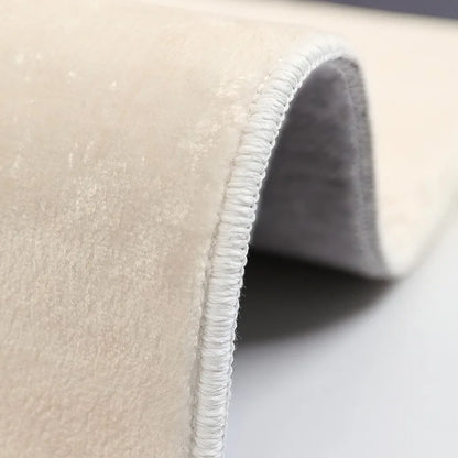 Light Luxury Black & White Plaid Rug — Fluffy Soft Carpet for Bedroom, Living Room, Study, and Home Decor