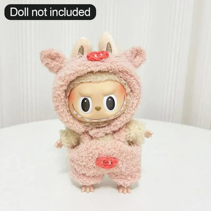 Ropa Labubu Animal-Themed Overalls – Cute Monkey, Bear & Rabbit Bib Pants Costume, Macaron Outfit for Kids