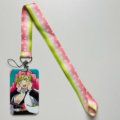 Cartoon Anime Lanyard – Key, Card & Badge Holder Neck Strap, DIY Keychain Hang Rope