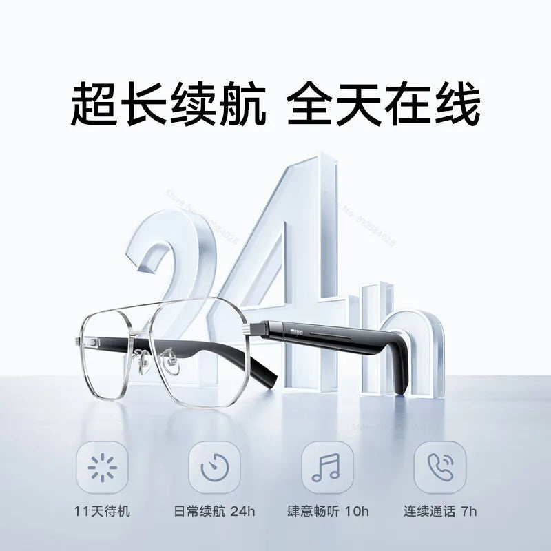 Xiaomi Mijia Smart Audio Glasses Lite Joyful Edition — Bluetooth 5.2 Headset with Noise Reduction, Ultra-Long Standby & Detachable Design