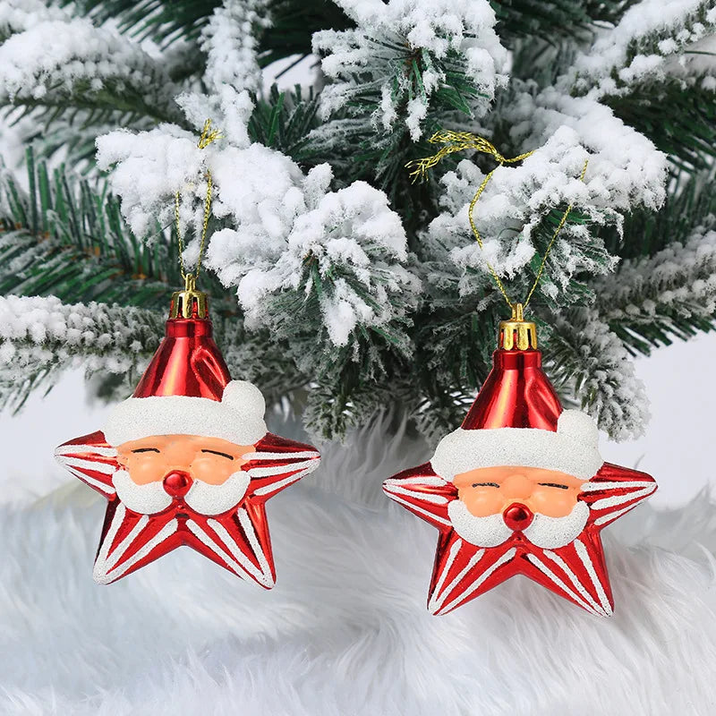 Christmas Tree Hanging Ornament – Red & White Candy Cane Pendant for Xmas, Home Decor & New Year 2024