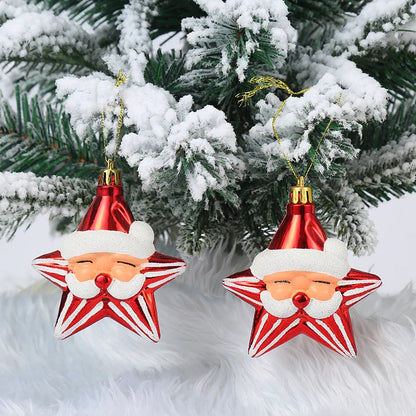 Christmas Tree Hanging Ornament – Red & White Candy Cane Pendant for Xmas, Home Decor & New Year 2024