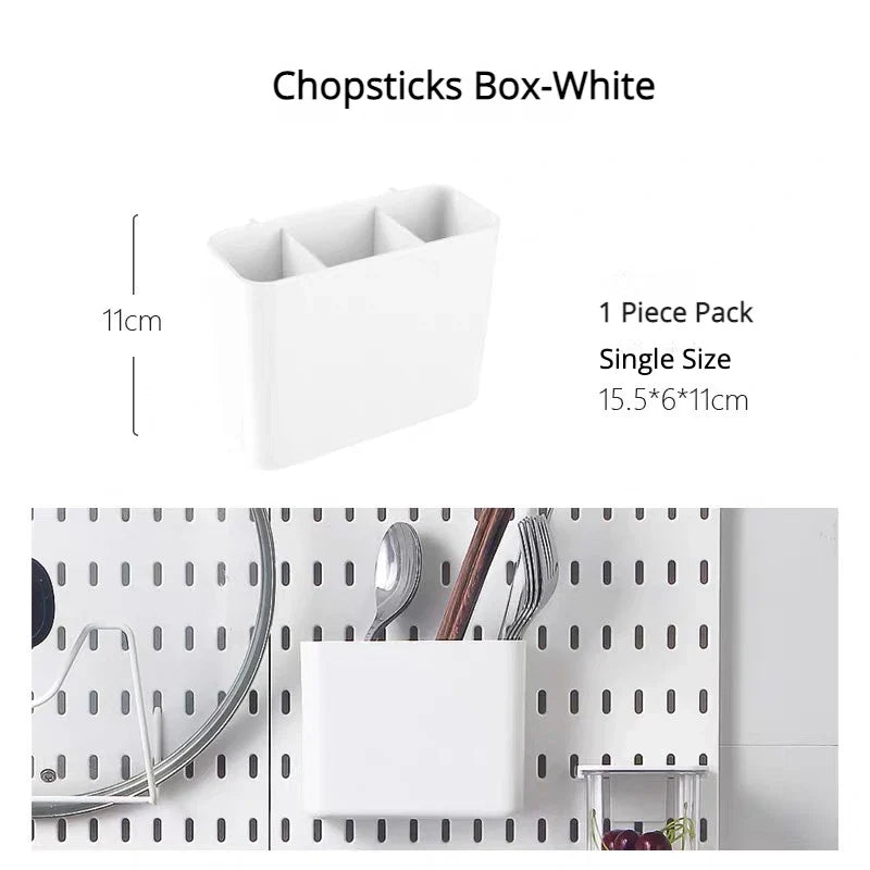 DIY Pegboard Hanging Shelf & Hooks – Wall Organizer for Garage, Kitchen & Room, No-Drill Storage Solution